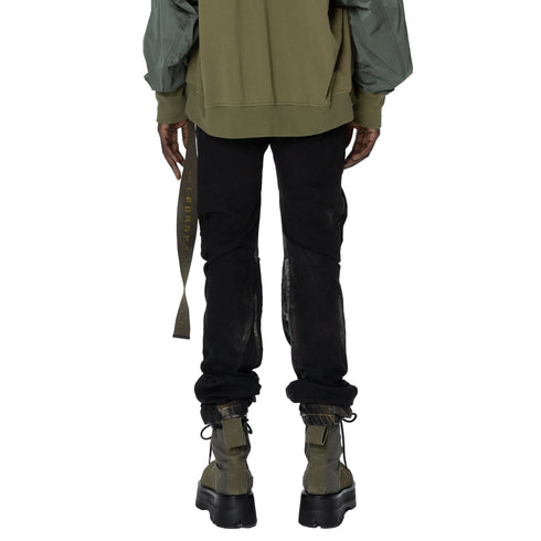 JULIUS 907PAM6-R Oxide / Rust Slim Biker Pants